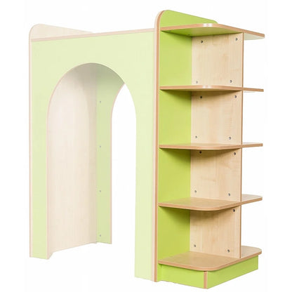 KubbyClass® D-End Cap Library Bookcase (3 Sizes)