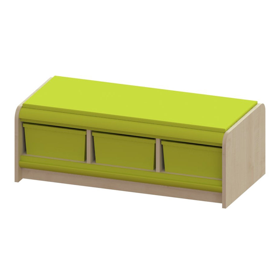 Trudy Triple Tray Storage Bench