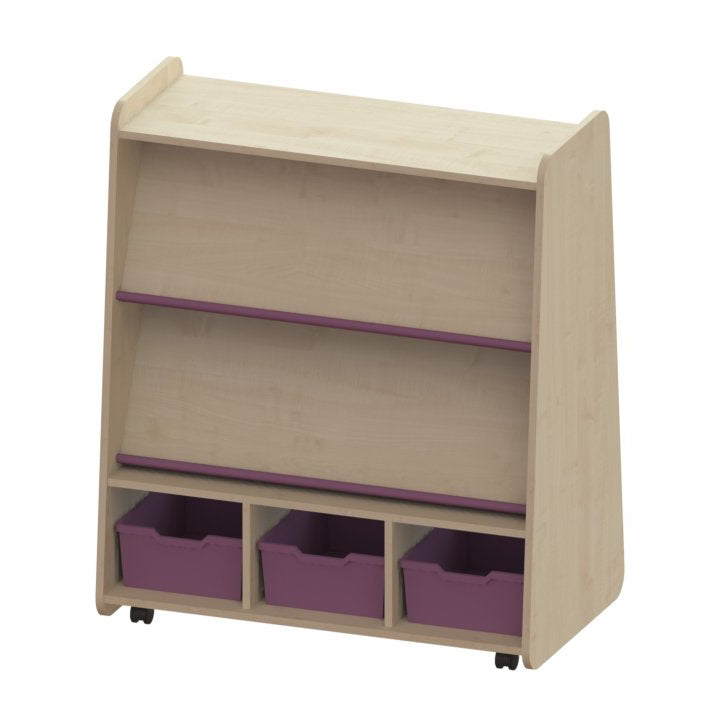 Trudy Tall Book Storage Mobile Unit