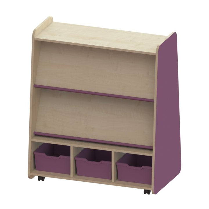 Trudy Tall Book Storage Mobile Unit