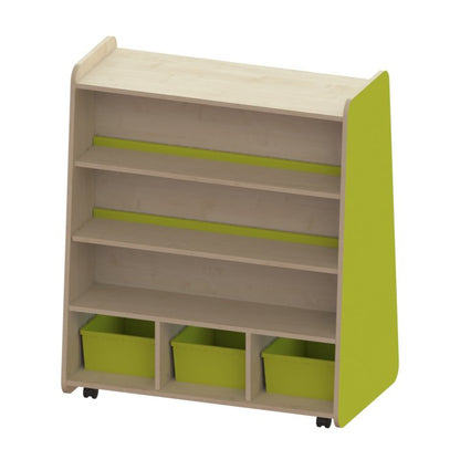 Trudy Tall Book Storage Mobile Unit