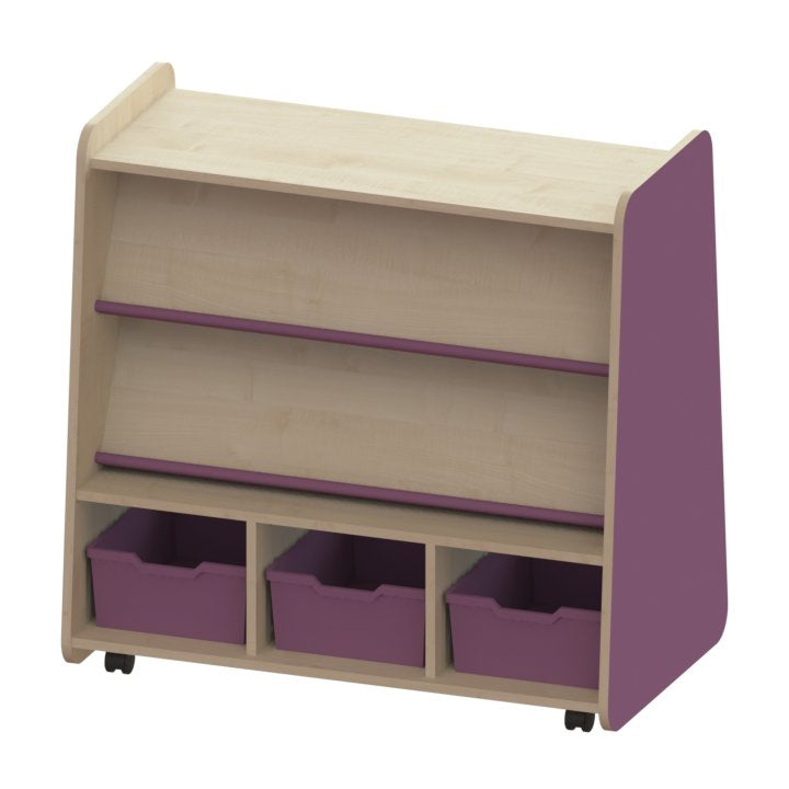 Trudy Medium Book Storage Mobile Unit