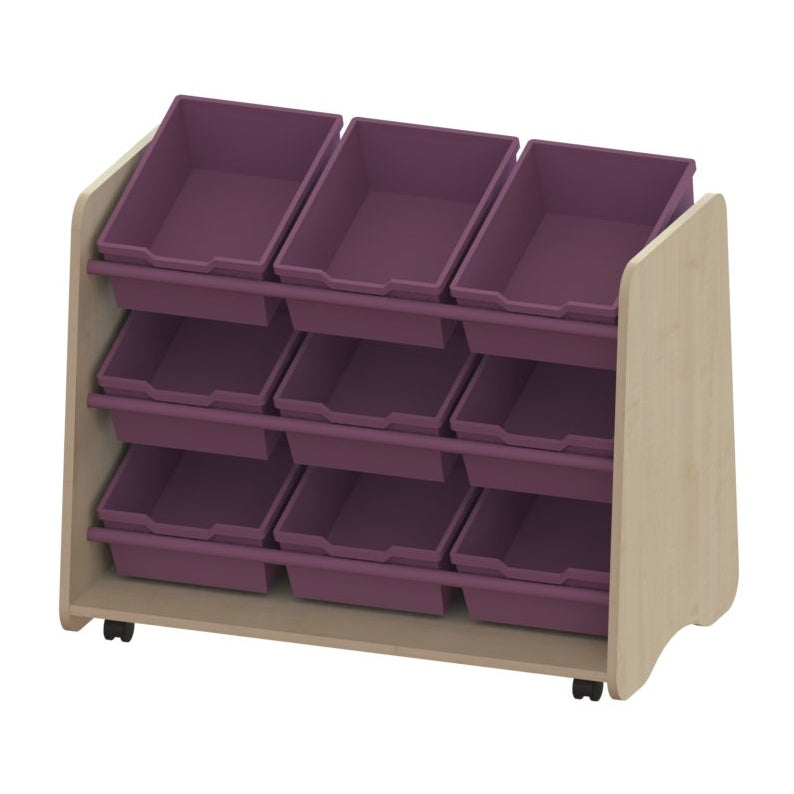 Trudy 9 Angled Tray Mobile Unit