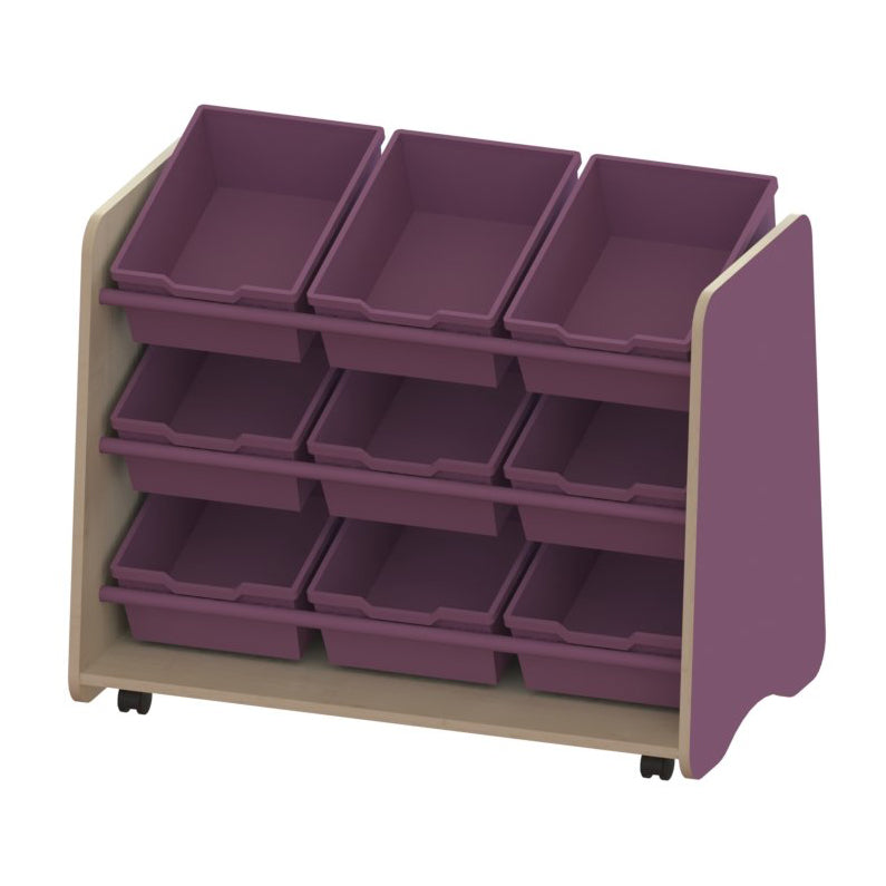 Trudy 9 Angled Tray Mobile Unit