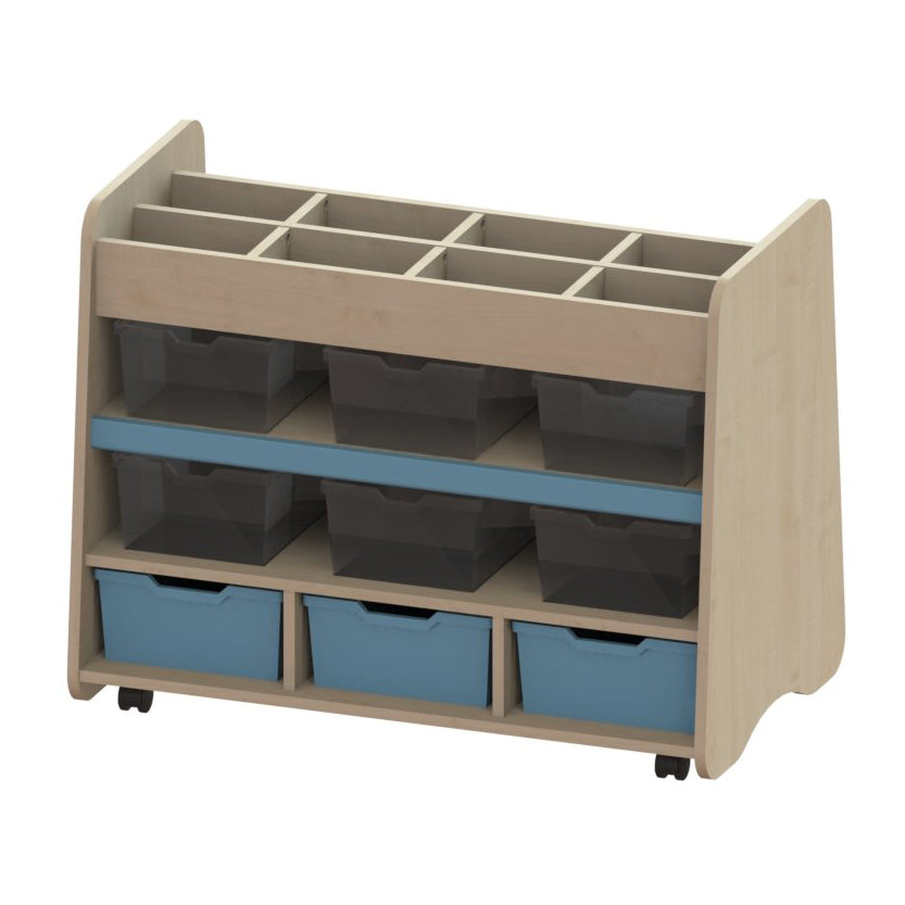 Trudy Mobile Cubby Craft Art Storage Trolley