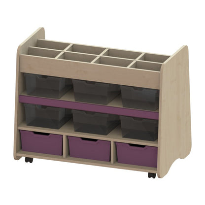 Trudy Mobile Cubby Craft Art Storage Trolley