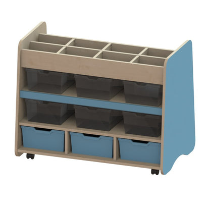 Trudy Mobile Cubby Craft Art Storage Trolley