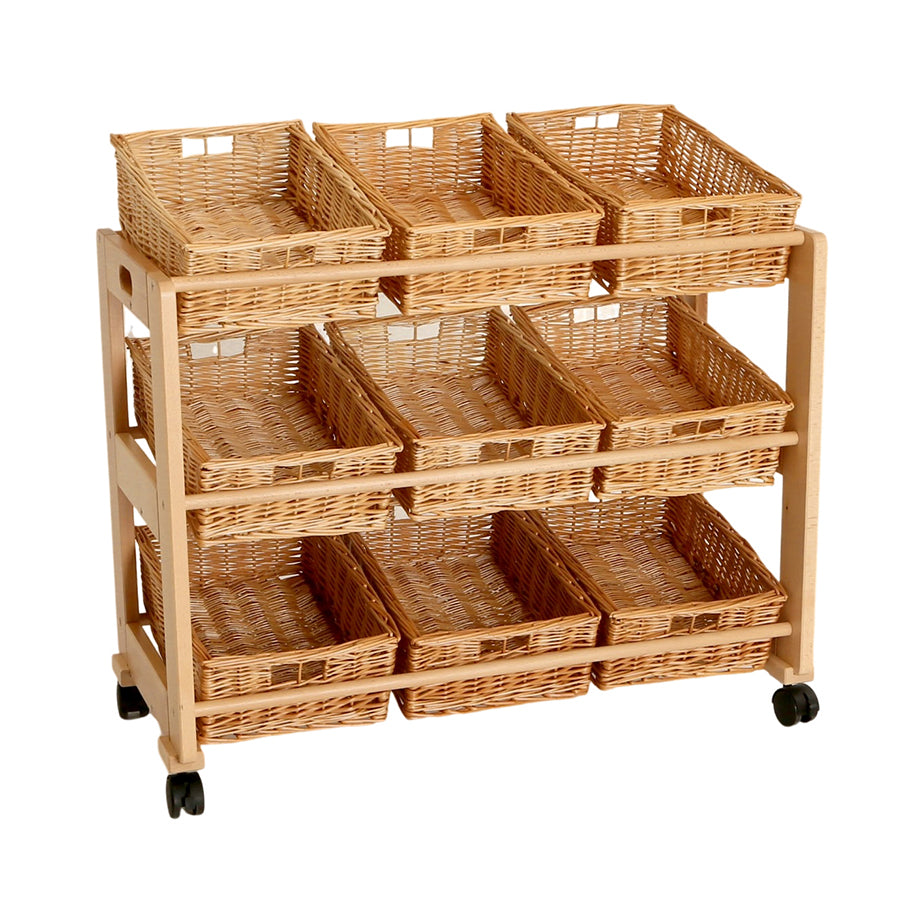 9 Wicker Single Classroom Tidy