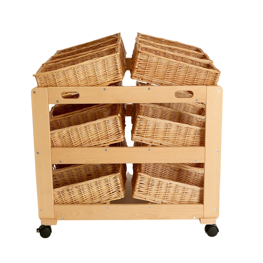 18 Wicker Double Classroom Tidy