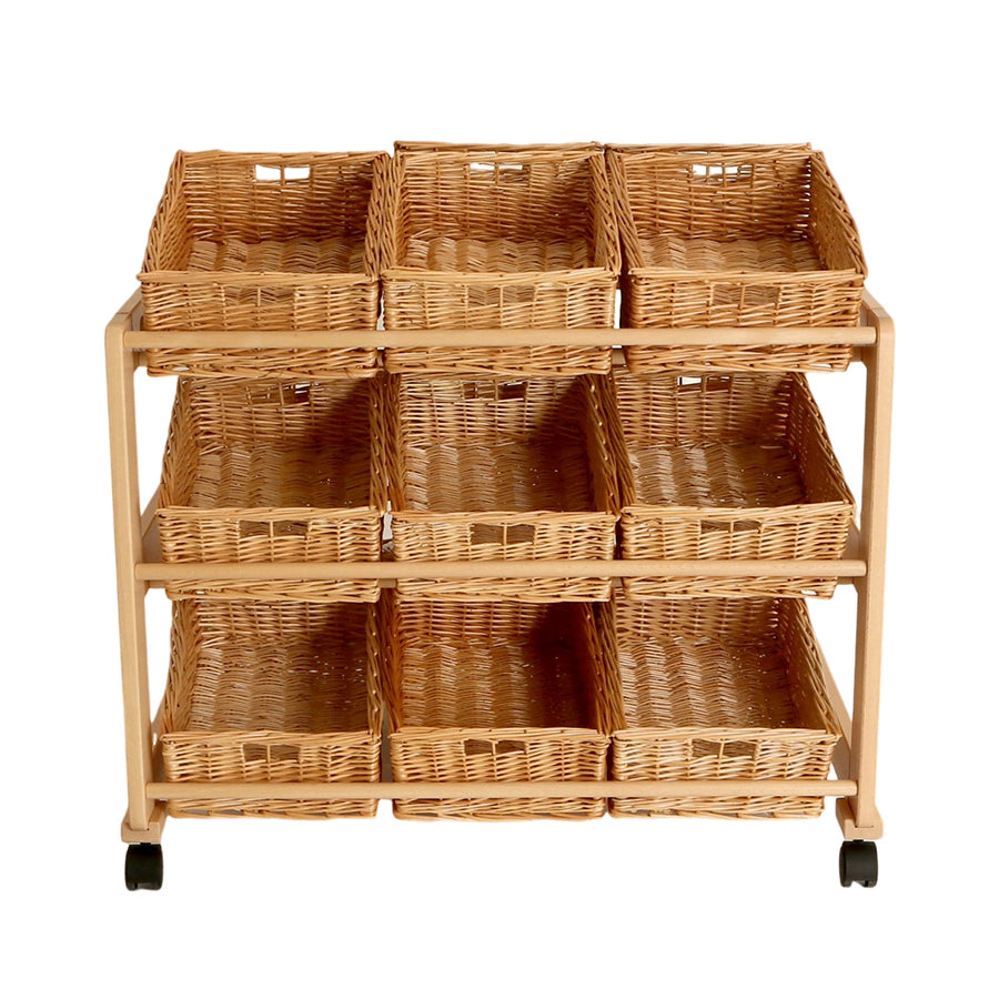 18 Wicker Double Classroom Tidy