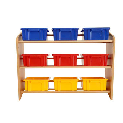 Rs Classroom Tidy With 9 Clear Or Coloured Plastic Trays