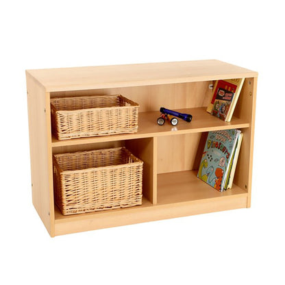 Rs Open Bookcase With Solid Back