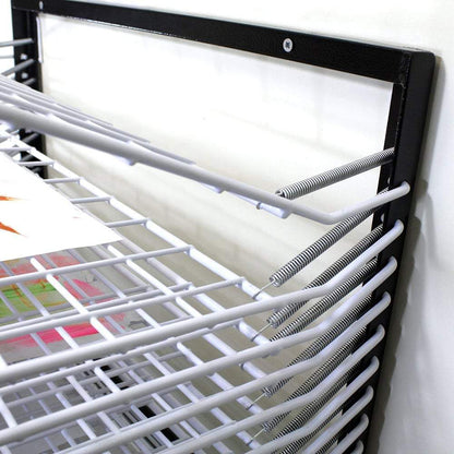 Free Standing Spring Loaded Drying Rack 10 Shelf