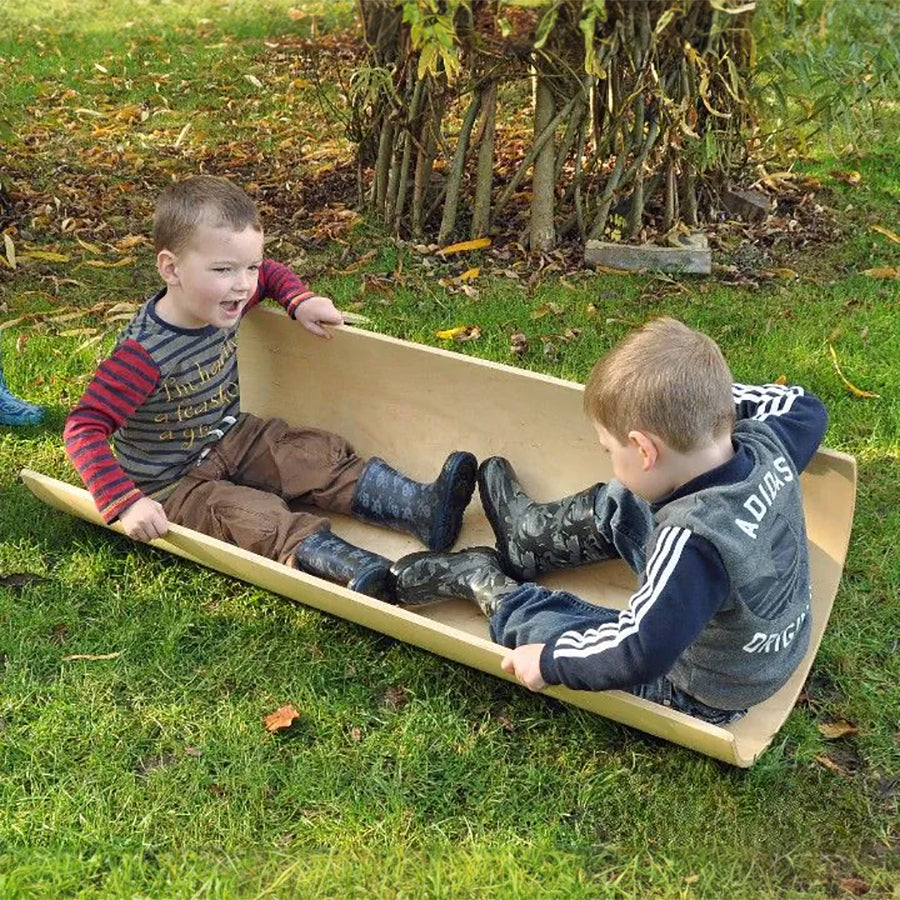 Indoor Large Wooden Tube Rocker