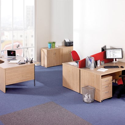 Maestro 25 Panel Desk with 2 pedestals (Available in800 2 sizes)