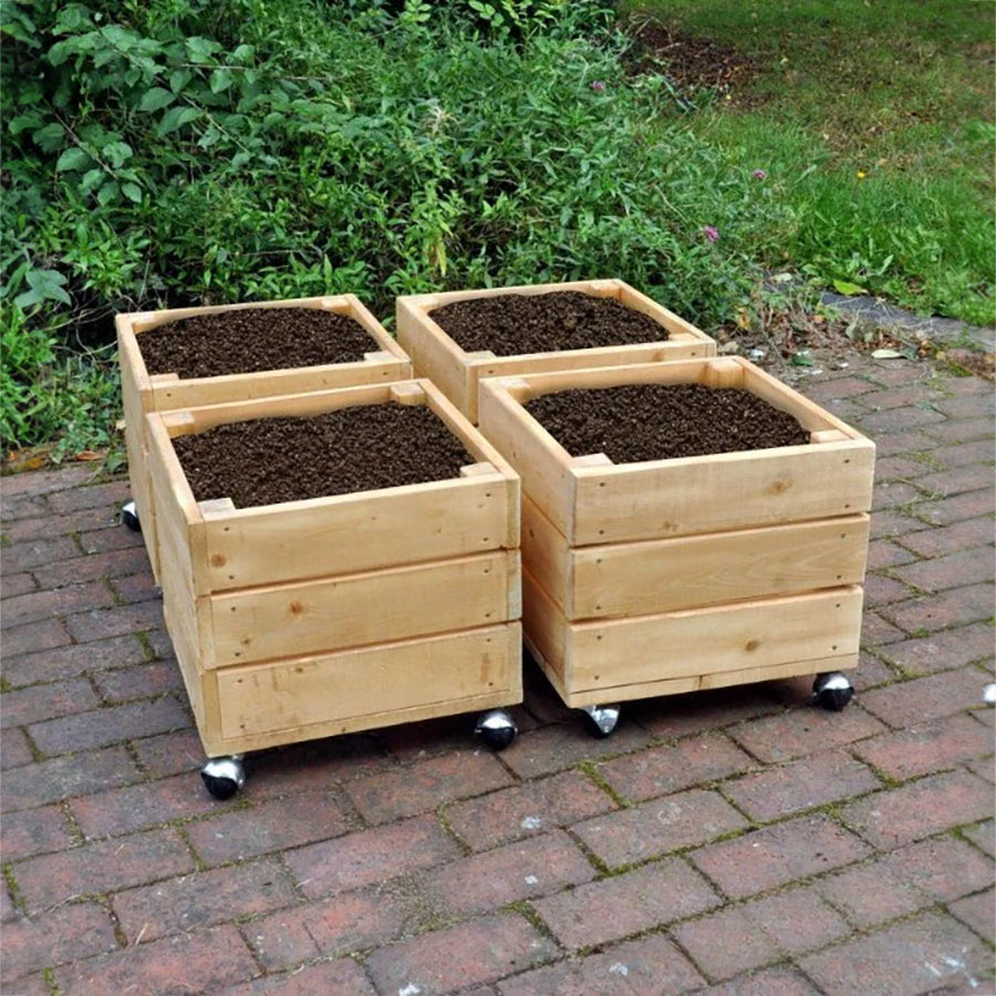 Mobile Square Planters