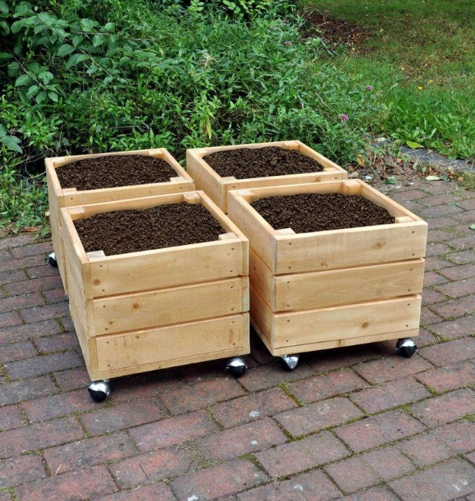 Mobile Square Planters