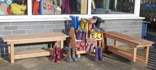 Outdoor Shoe Benches