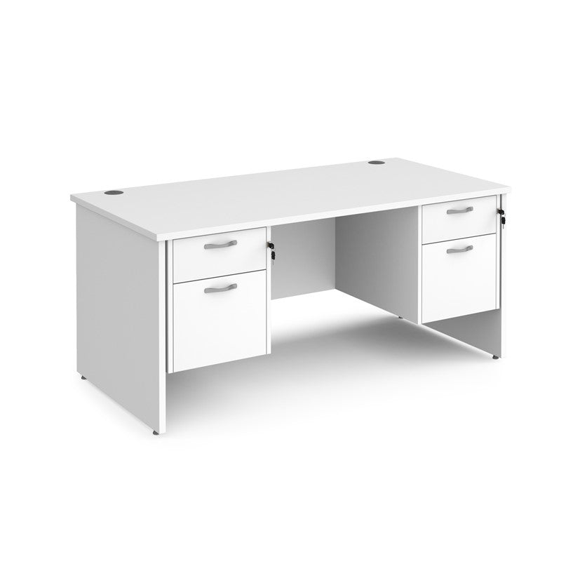 Maestro 25 Panel Desk with 2 pedestals (Available in800 2 sizes)