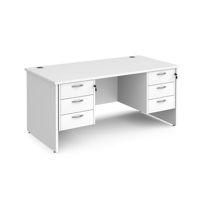 Maestro 25 Panel Desk with 2 pedestals (Available in800 2 sizes)