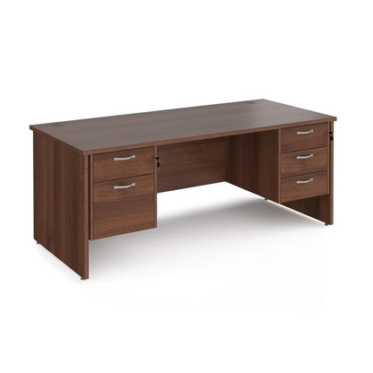 Maestro 25 Panel Desk with 2 pedestals (Available in800 2 sizes)