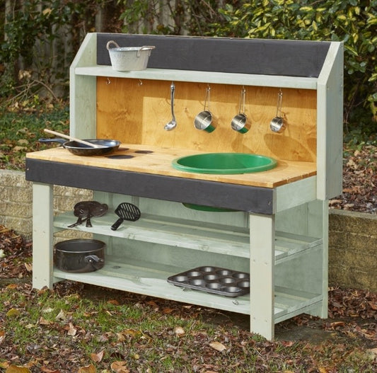 Country Green Large Mud Pie Kitchen