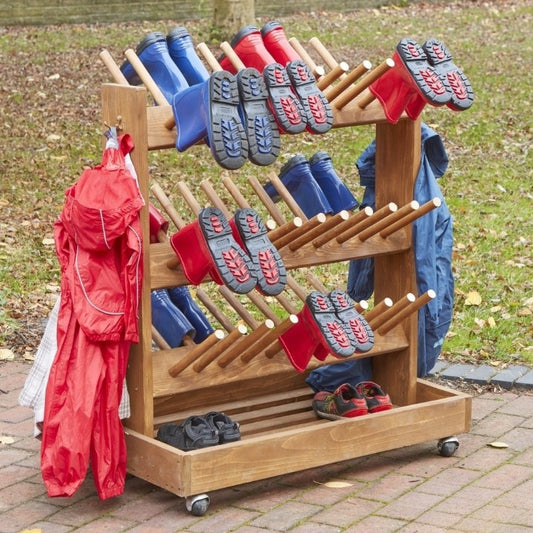 Outdoor Mobile Welly Storage