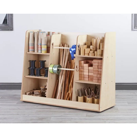 Loose Parts Free Standing Shelf Unit - Maple