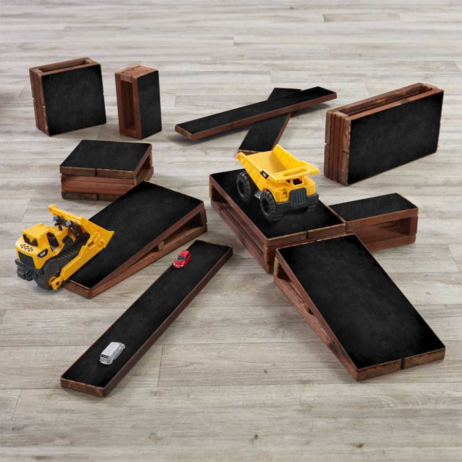 chalkboard hollow blocks (11Pk)