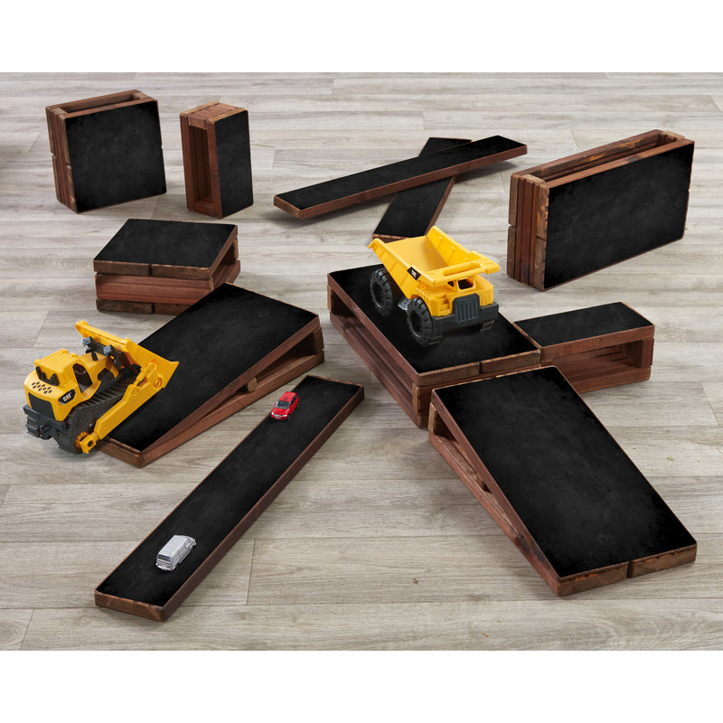 chalkboard hollow blocks (11Pk)