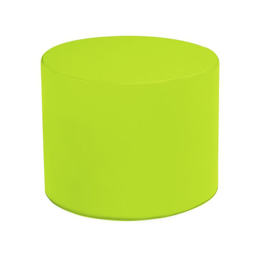 Wesco Basic Vinyl Fabric Round Pouffe ottoman