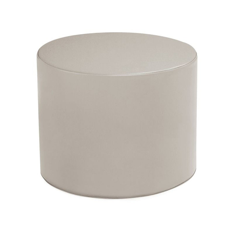 Wesco Basic Vinyl Fabric Round Pouffe ottoman