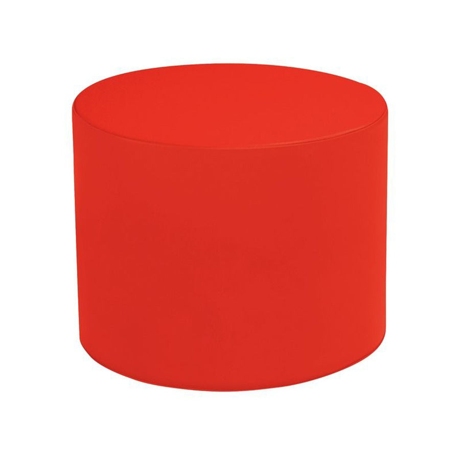 Wesco Basic Vinyl Fabric Round Pouffe ottoman