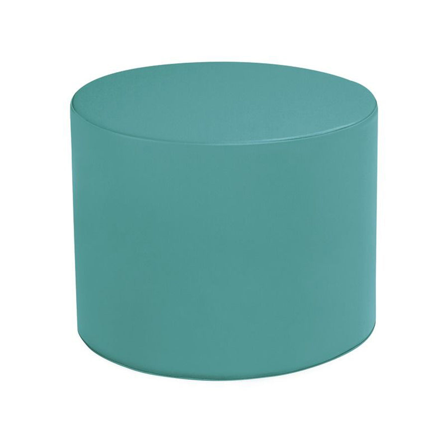 Wesco Basic Vinyl Fabric Round Pouffe ottoman