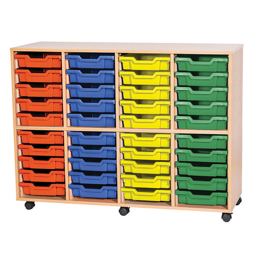 Smart Storage Open 40 Tray Quad Mobile Unit mobile