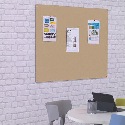 Flameshield Natural Unframed Noticeboard