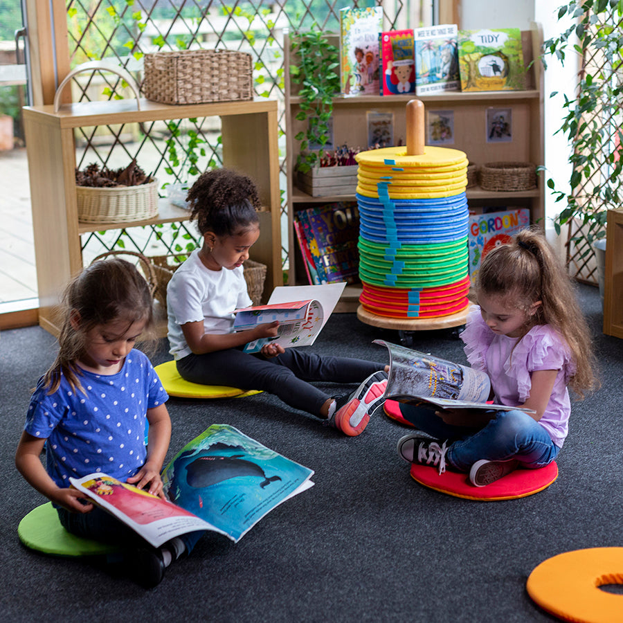 Rainbow™ Circular Mats Pack of 32 & Donut™ Trolley