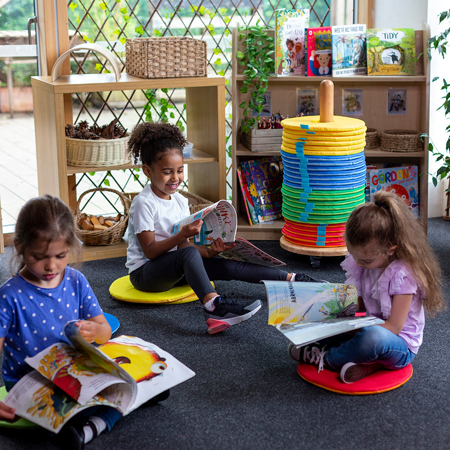 Rainbow™ Circular Mats Pack of 32 & Donut™ Trolley