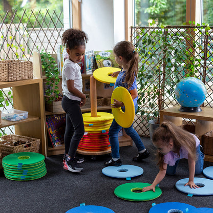 Rainbow™ Circular Mats Pack of 32 & Donut™ Trolley