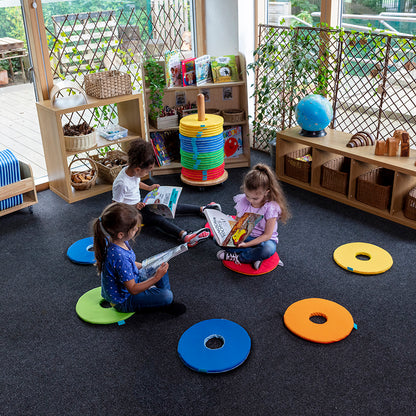 Rainbow™ Circular Mats Pack of 32 & Donut™ Trolley