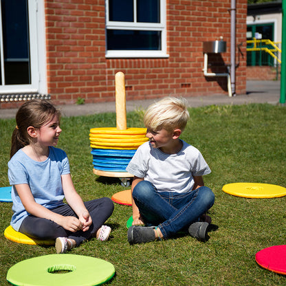 Rainbow™ Circular Mats Pack of 32 & Donut™ Trolley