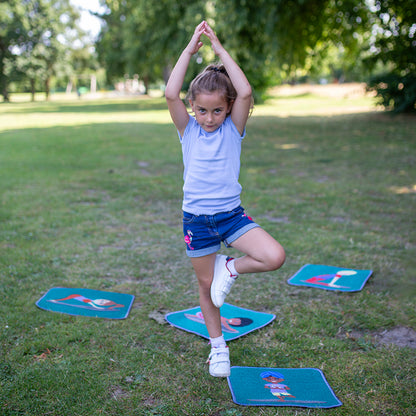 Yoga Position Mini Carpets with Holdall