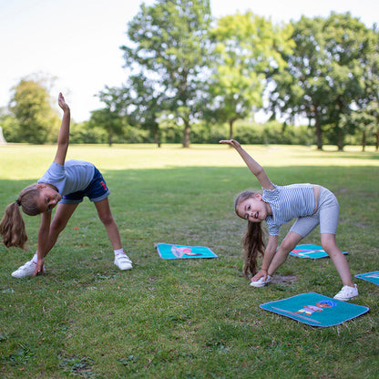 Yoga Position Mini Carpets with Holdall