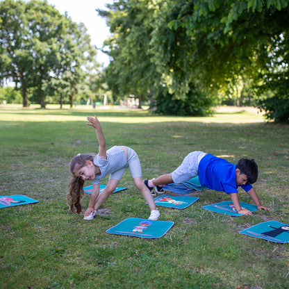 Yoga Position Mini Carpets with Holdall