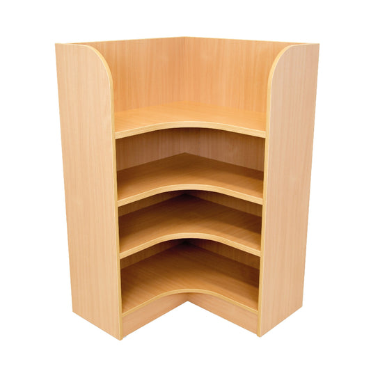 Smart Storage Corner Medium Bookcase 3 Shelves