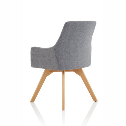 Carmen Wooden Leg Visitor Chair