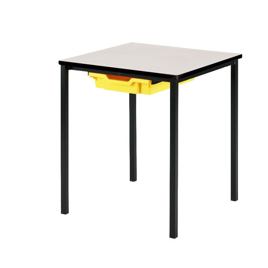 Morleys Fully Welded Classroom Table 600x600 Whiteboard Top with Tray