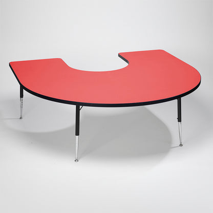 Tuf Top™ Height Adjustable Horseshoe Table