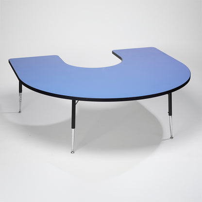 Tuf Top™ Height Adjustable Horseshoe Table