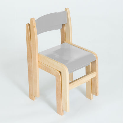 Tuf Class ™ Wooden Chair Grey (Pack of 2)